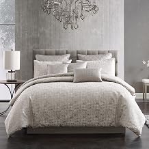 Riverbrook Home%100 Polyester Yorgan Seti, King, Cenova - Gri, 10 Parça Set