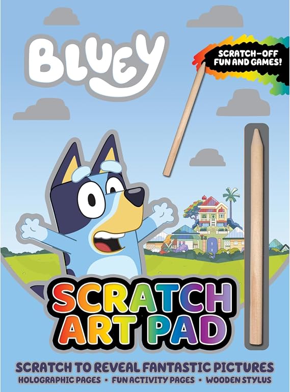 Bluey Scratch Art Pad