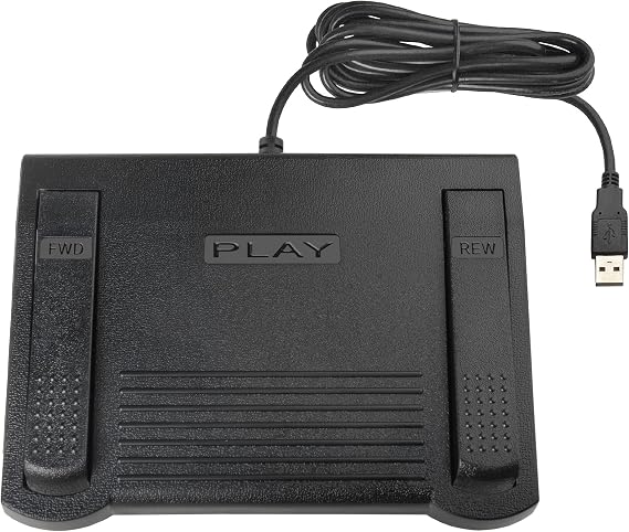 ECS FTR-USB-1 USB Foot Pedal for Transcribing with for The Record Gold and FTR Player