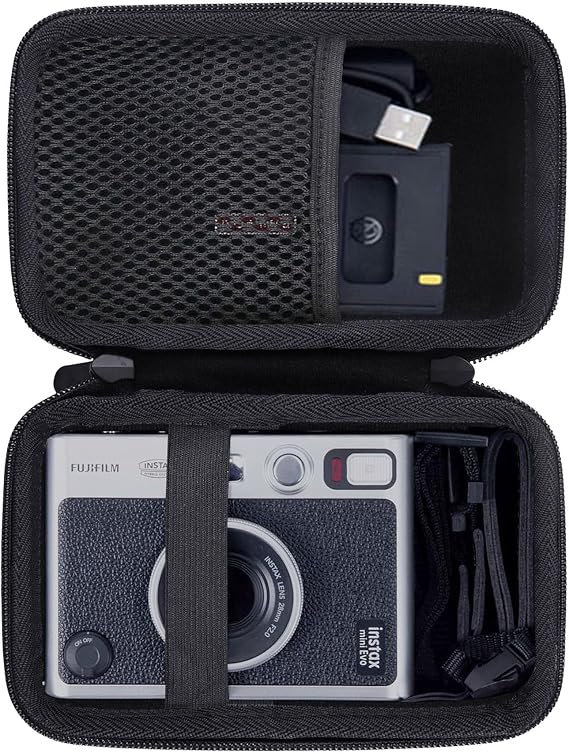 Hard EVA Carrying Case Compatible with for Fujifilm Instax Mini EVO Instant Camera case.