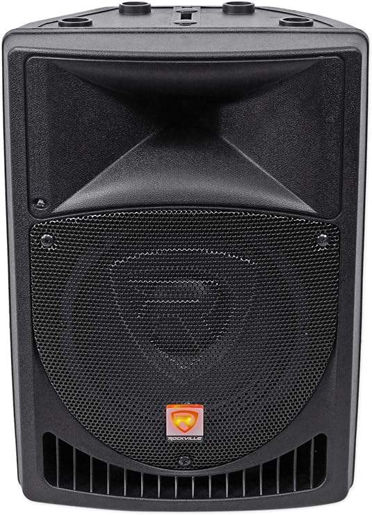 Rockville RPG8 8" Powered Active DJ PA Speaker System, 100W RMS, 400W Peak