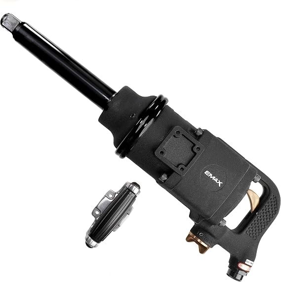 EMAX 1" Drive Air Impact Wrench, Pneumatic Mechanic Tool, 3,500 RPM