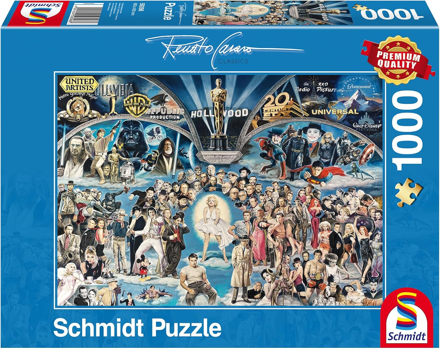 Hollywood – 1000 Piece Jigsaw Puzzle by Schmidt Spiele – Kids and Adults Ages 12