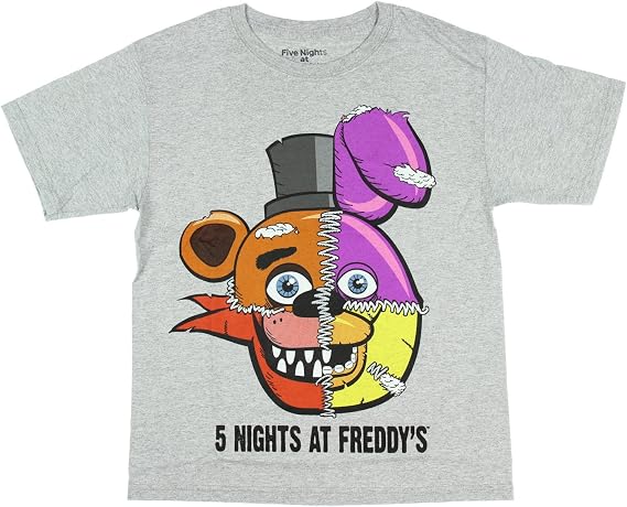 Five Nights at Freddy's Split Face Boys Youth T-Shirt