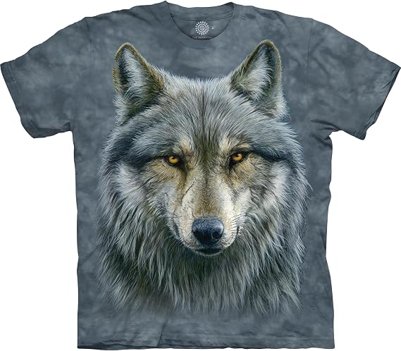 The Mountain Men's The Mountain Warrior Wolf Short Sleeve T-Shirt