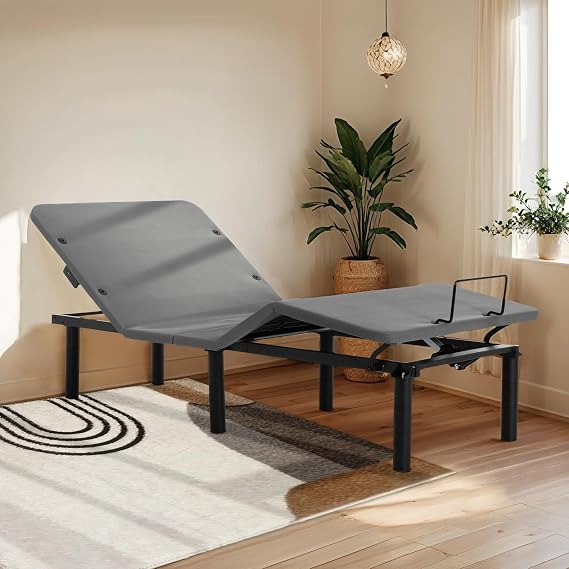 Frassie Adjustable Bed Base Frame Twin XL Electric Bed Base