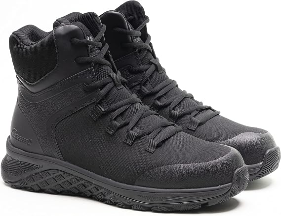 Thorogood T800 6" Side-Zip Composite Toe Work Boots for Men Featuring Durable Non-Metallic Knit Upper with Shock Absorbing Midsole and Slip-Resistant Outsole; EH Rated