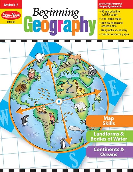 Beginning Geography Workbook, Homeschooling and Classroom Resource Workbook