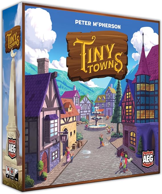 Tiny Towns, Highly Acclaimed Abstract Strategy City-Building Board Game
