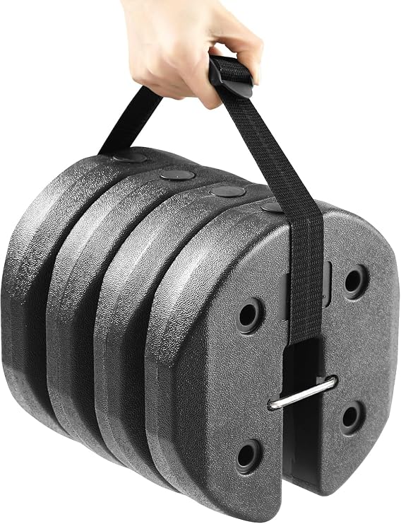 ABCCANOPY 40LBS Easy Canopy Weights with Lock Design No Sliding,4 Pack