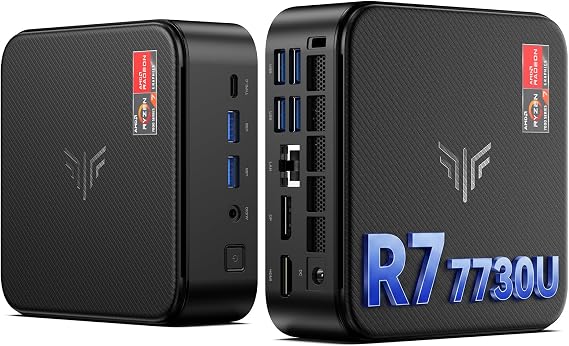 KAMRUI E3B Mini Gaming PC 2026, AMD Ryzen 7 7730U 16GB RAM 1TB SSD