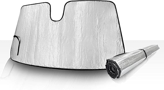Custom fit Front Windshield Sunshade for 2007-2026 Freightliner Sprinter & Mercedes Benz Sprinter, Cargo, Crew, Passenger Motorhome, UV Rays Reflector Shade Protector (Made in USA)