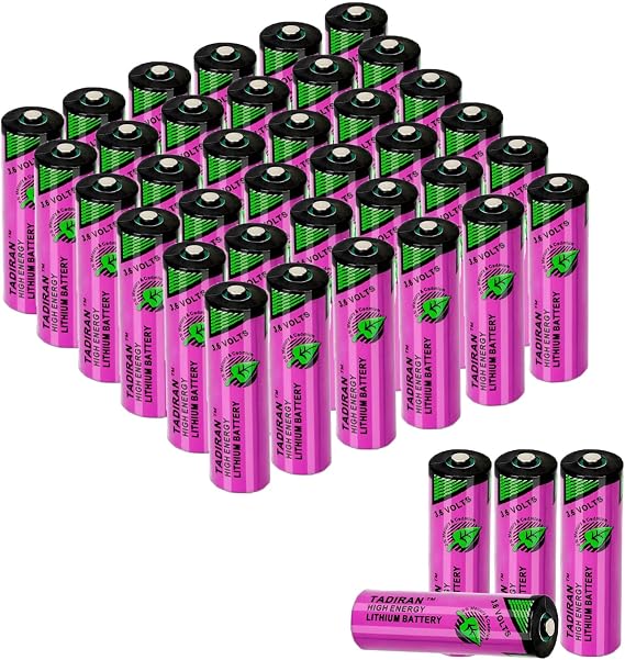 20/30/40/50/60/80/100 Pack TL-5903/SL-360 Battery for Tadiran TL-5903 3.6V AA Lithium Battery, 2400mah (40-Pack)