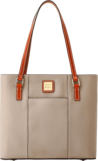 Dooney & Bourke Women's Small Lexington Tote in Pebble Grain Leather, Handbag with Long Leather Shoulder Straps