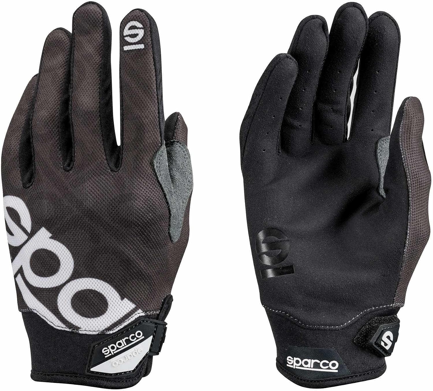 SPARCO MECA-3 Mechanic Gloves, Black, Size M, 002093NR2M