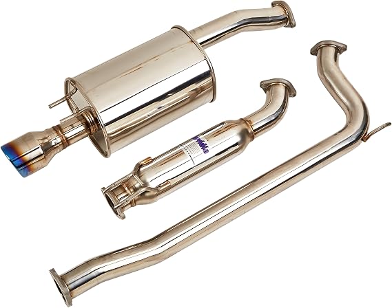 Invidia (HS06HC4G3T) Q300 70mm Cat-Back Exhaust System with Titanium Rolled Tip for Honda Civic Si Sedan