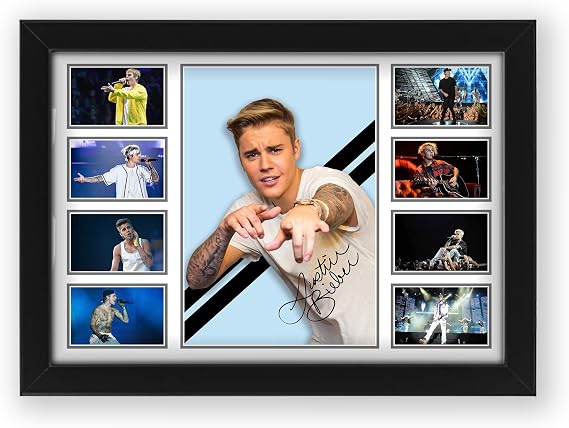 AllStarMedia Tribute to Justin Bieber Inspired Poster Print – Limited Edition Fan Art Gift | Music Wall Art | Unframed A4 (30x21cm)