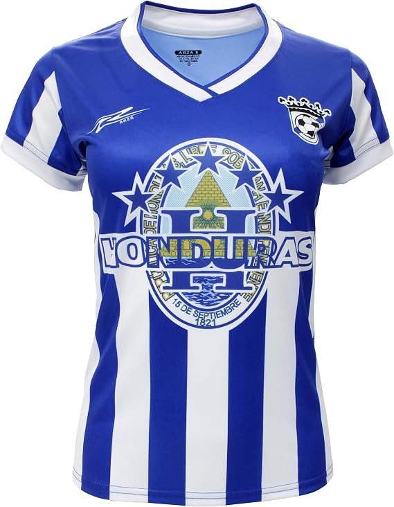 Arza Sports Honduras Womens Soccer Jersey - Fan Shirt Athletic Wear Sublimated Design