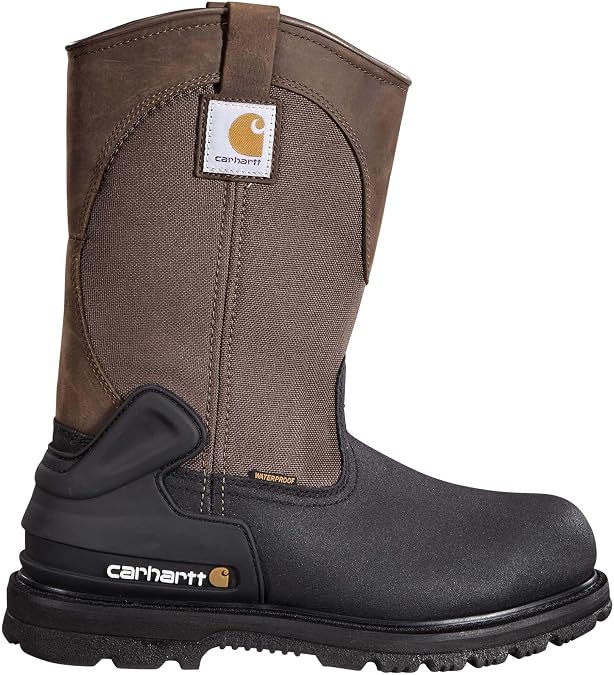 Carhartt Heritage 11 Insulated Waterproof Wellington Boot - Steel Toe, Helcor Leather, TPU Heel Guard and Achilles Flex Joint