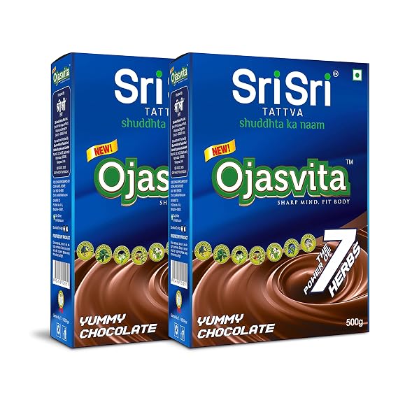 Sri Sri Tattva Ojasvita Chocolate Box Refill, 500gm (Pack of 2)