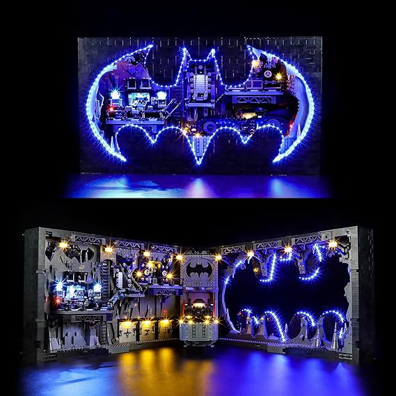 YEABRICKS LED Light for Lego-76252 DC Batcave-Shadow Box Building Blocks Model (Lego Set NOT Included)