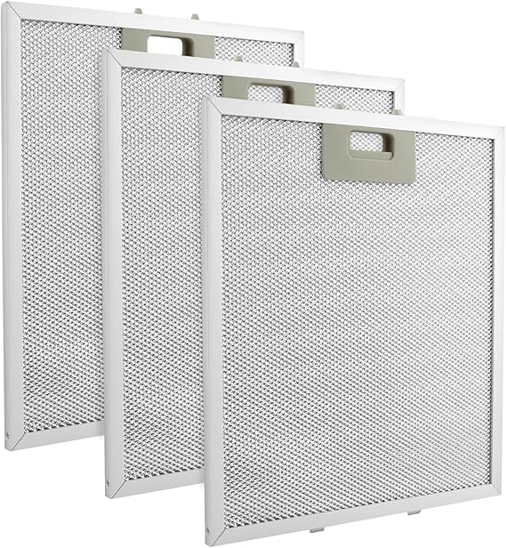 3Pack W10169961A Range Hood Filter Replacement, 5-Layer Aluminum Mesh Hood Grease Filter 10.5 x 12 Inch Fit for Whirlpool, for Kitchen Aid, for Jenn-Air Range Hoods