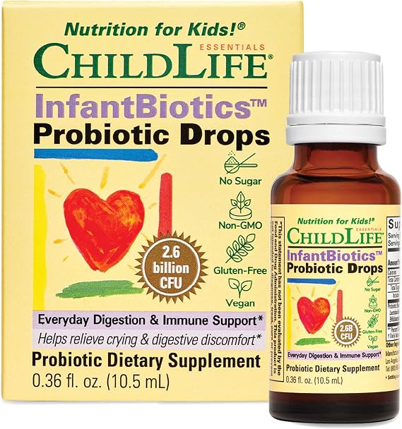 ChildLife Essentials InfantBiotics Baby Probiotic Drops, 0.36 Fl Oz