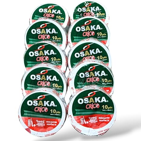 White Cricket Tape for Tennis Balls - Ideal for Tape Tennis Cricket Pack of 10 Rolls