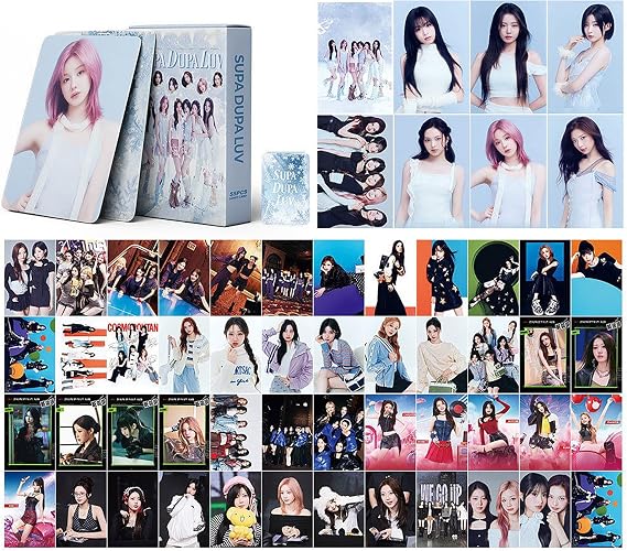 MXP BABYMONSTER Postcard 55pcs photo cards Supa Dupa Luv Lomo Postcards Photocards for Collecting, Trading