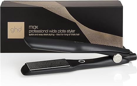 ghd Max Wide Plate Hair Straightener & Styler, More Shine, Thick Hair