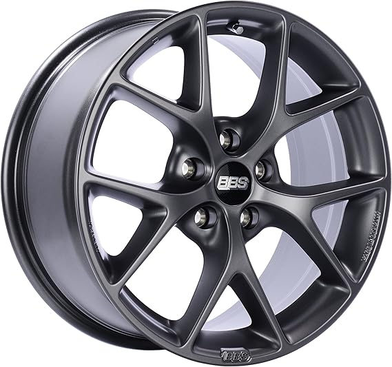 BBS SR Satin Grey Wheel with Painted Finish (17x7.5"/5x112mm, +35mm offset)