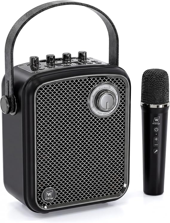 70W Voice Amplifier with UHF Wireless Handheld Microphone & Bluetooth 5.3 | Portable PA System & Karaoke Mic Speaker Set with USB/TF/AUX/Guitar for Teaching, Public Speaking & Singing - S100