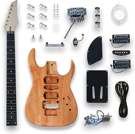 DIY The JS Series Dinky style Electric Guitar Kit For GRS Guitar