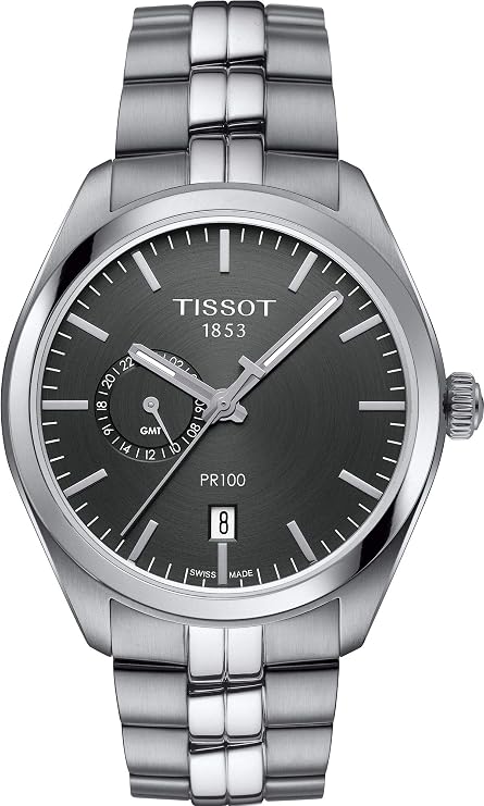 Tissot PR100 DUALTIME T101.452.11.061.00 Mens Chronograph