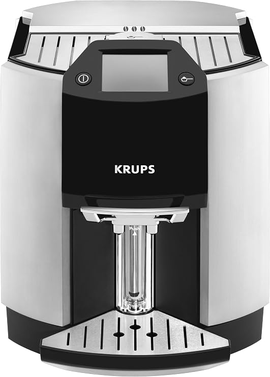 Krups EA 9000 – Coffee Maker (Freestanding, Black, Stainless Steel, LCD, Ground Coffee, Latte, Cappuccino, Hot Milk, Hot Water, 1.7L)