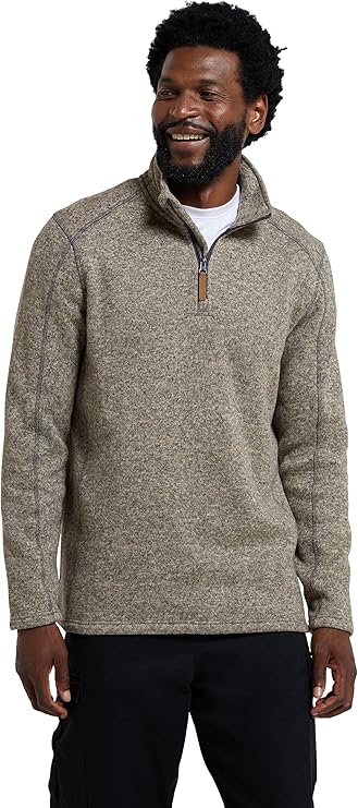 Mountain Warehouse Merino Mens Zip Neck Base Layer Top