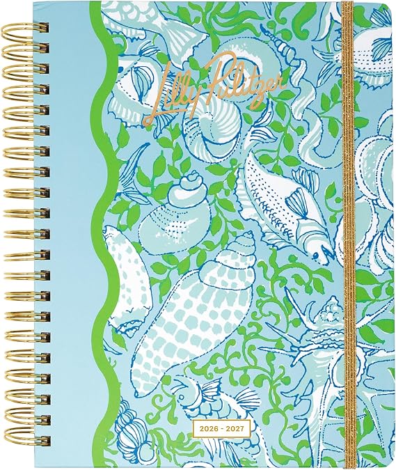 Lilly Pulitzer 17-Month Jumbo 2026-2027 Planner, Throw Me a Line