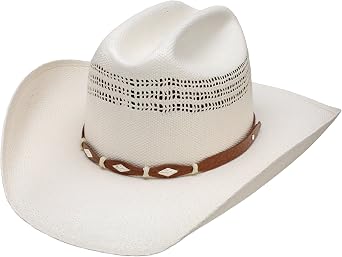 Stetson Hats Boys Billy Jr Bangora 3 3/4 Brim Straw Cowboy Hat All Natural