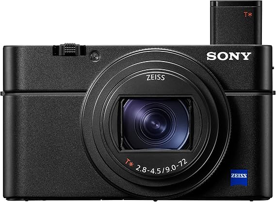 Sony DSC-RX100M7 Premium Kompakt Dijital Fotoğraf Makinesi (1,0 inç Sensör, Yüksek AF Performansı, 4K HDR, 20 fps Performans Hızı), Siyah