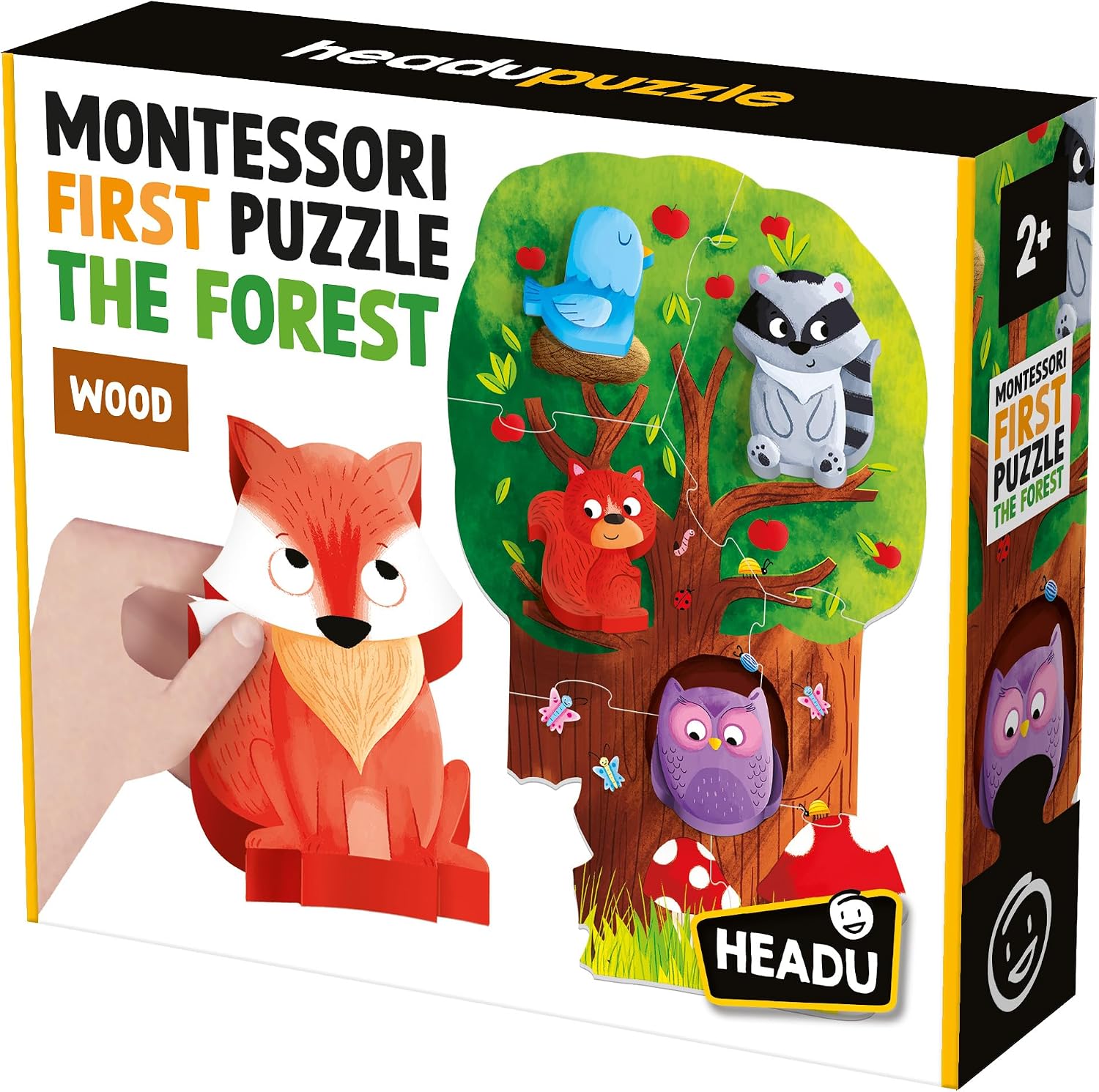 Headu Montessori First Puzzle The Forest 2-4 Years Old