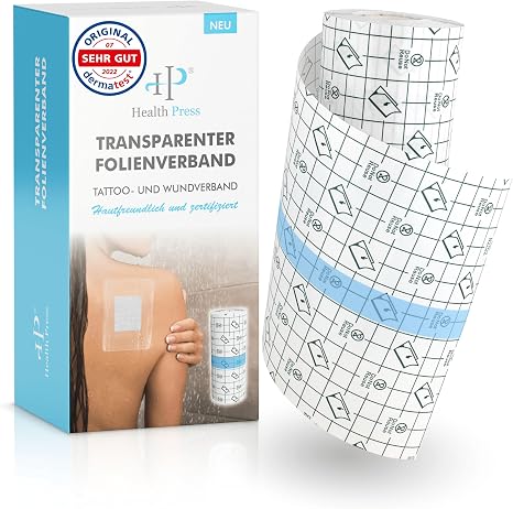 Health Press Clear Film Dressing 15cm x 10m 1 Roll