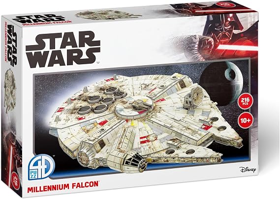4D Cityscape Star Wars 3D Paper Model Kits Millennium Falcon