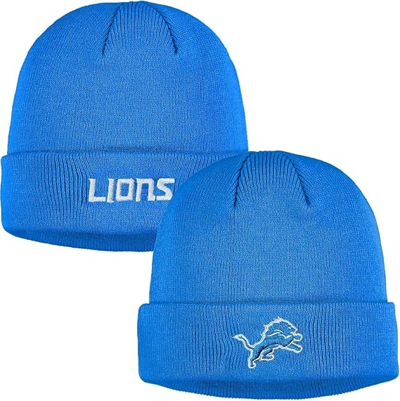 NFL Kids Youth 8-20 Officially Licensed Sideline Sport Knit Cold Weather Cuffed Beanie Hat