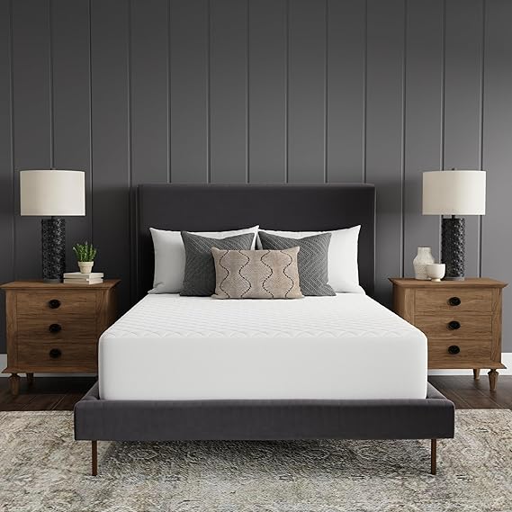 Sealy Luxury 100% Cotton Soft Top Layer, High Loft Comfort EternaLoft Fiberfill, Durable Stretch Corners Mattresses 18 Inches Deep Machine Washable Fitted Mattress Pad, Full Size, White