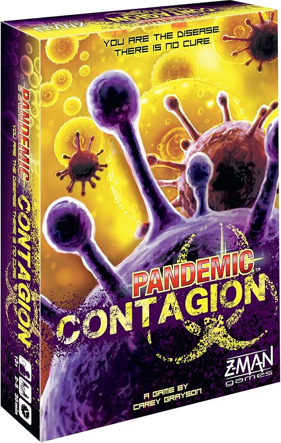 Pandemic Contagion Board Game - Become the Disease in This Standalone Strategy Game! Cooperative Game for Kids & Adults, Ages 13+, 2-5 Players, 30 Minute Playtime, Made by Z-Man Games