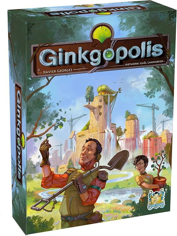 Ginkgopolis Board Game | Competitive Worker Placement Strategy Game for Adults and Kids | Ages 10+ | 1-5 Players | Average Playtime 45 Minutes | Made by Pearl Games