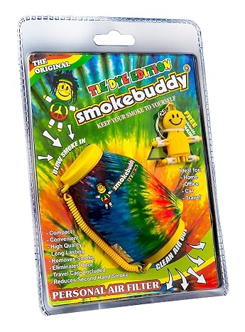 Smokebuddy Smoke Buddy Original Tie Die Yellow/Orange Assorted Personal Air Filter