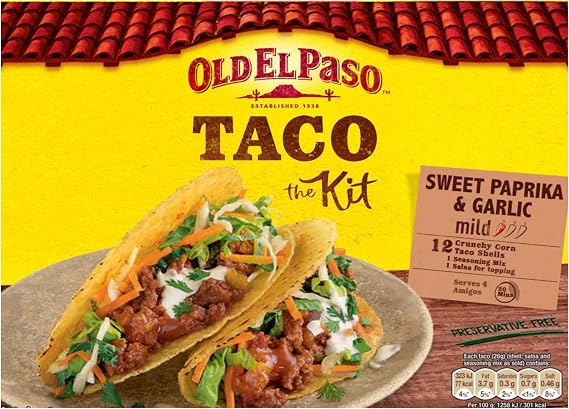 Old El Paso Taco Kit 308g 10.6 oz