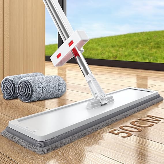 Mopa – Large Head Flat Mop with 2 Cloths