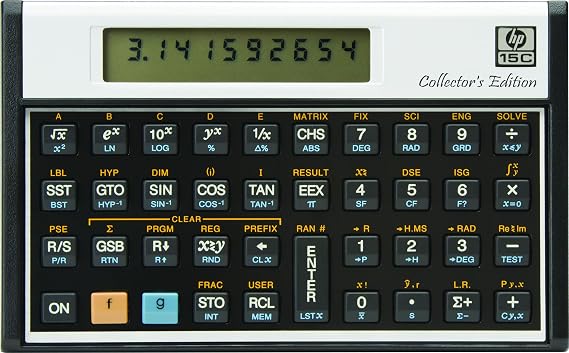 HP 15C Financial Calculator - Collector's Edition